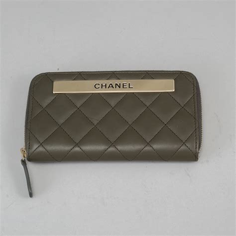 chanel long wallet with chain|Chanel zipped wallet small.